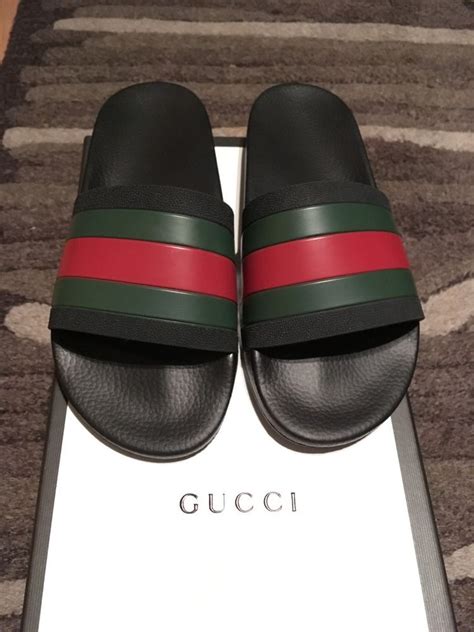 used gucci slides ebay|Gucci slides cheap real.